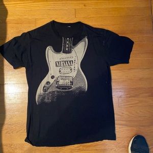 Black nirvana tee shirt